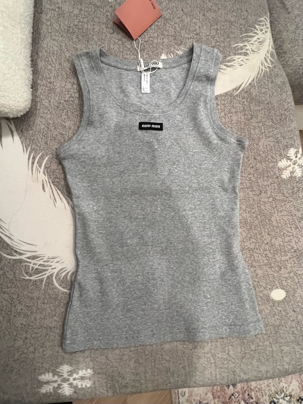 Miu Gray Tank Top